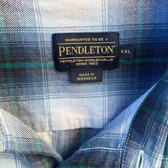 Classic Pendleton Cotton Beach Shirt Men’s XXL - Picture 4 of 9
